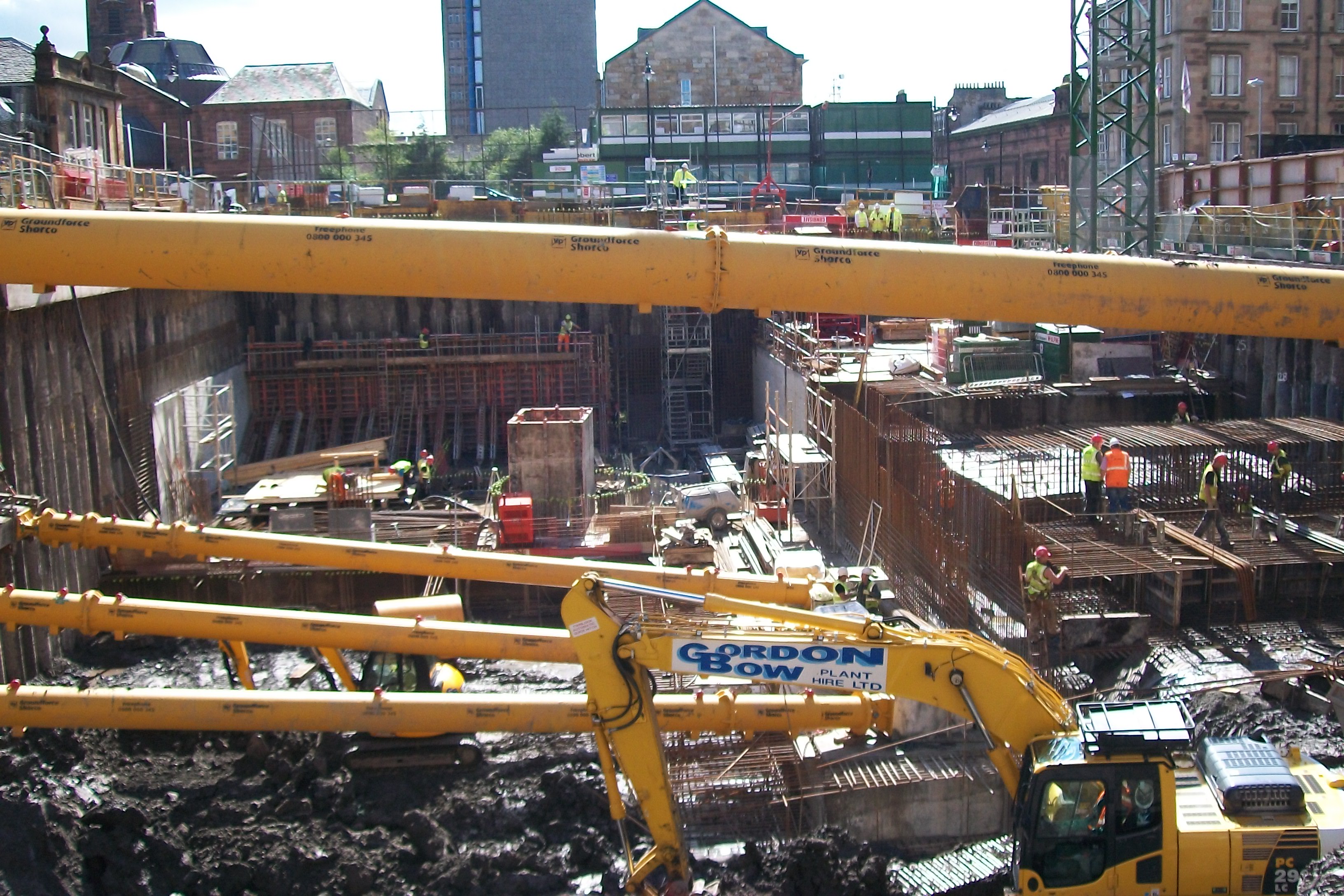 Construction monitoring icon